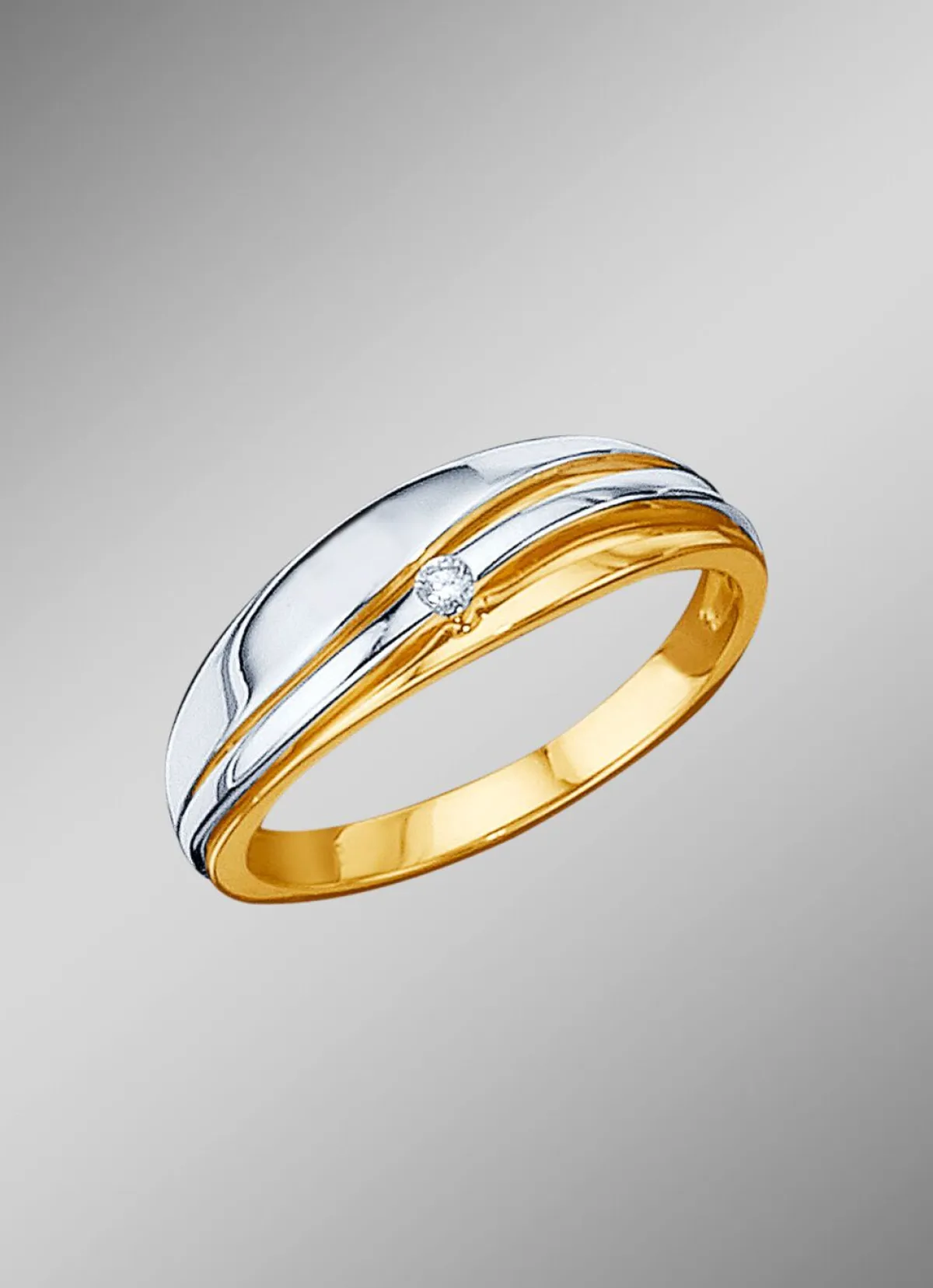 New BADER Damenring mit Brillant