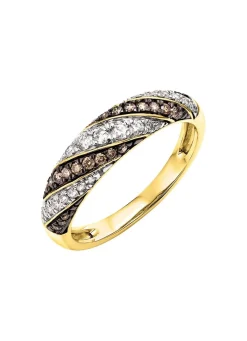 Hot BADER Damenring mit Brillanten und Diamanten
