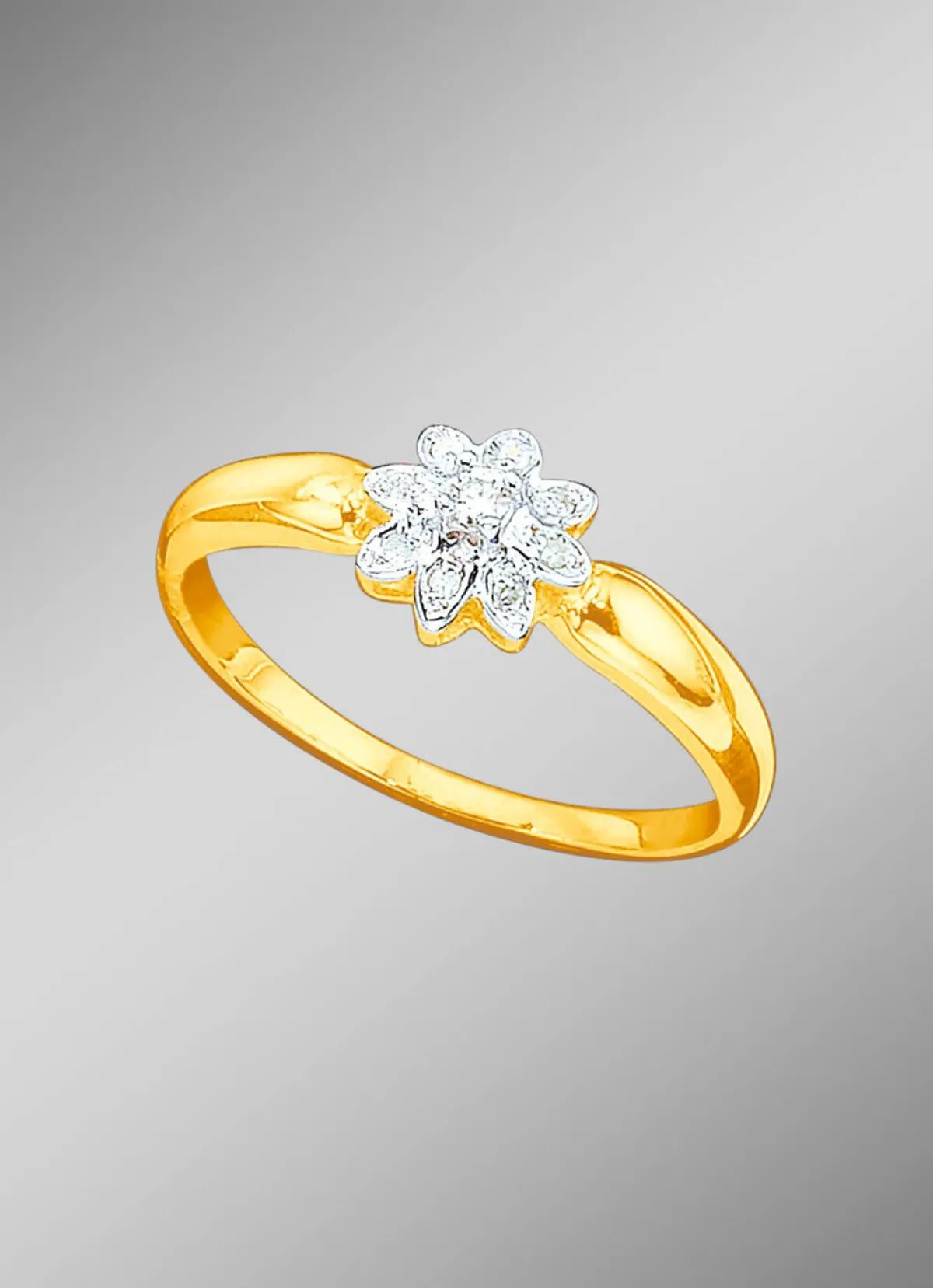 Best BADER Damenring mit Brillant und Diamanten