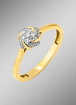 Outlet BADER Damenring mit 23 Diamanten