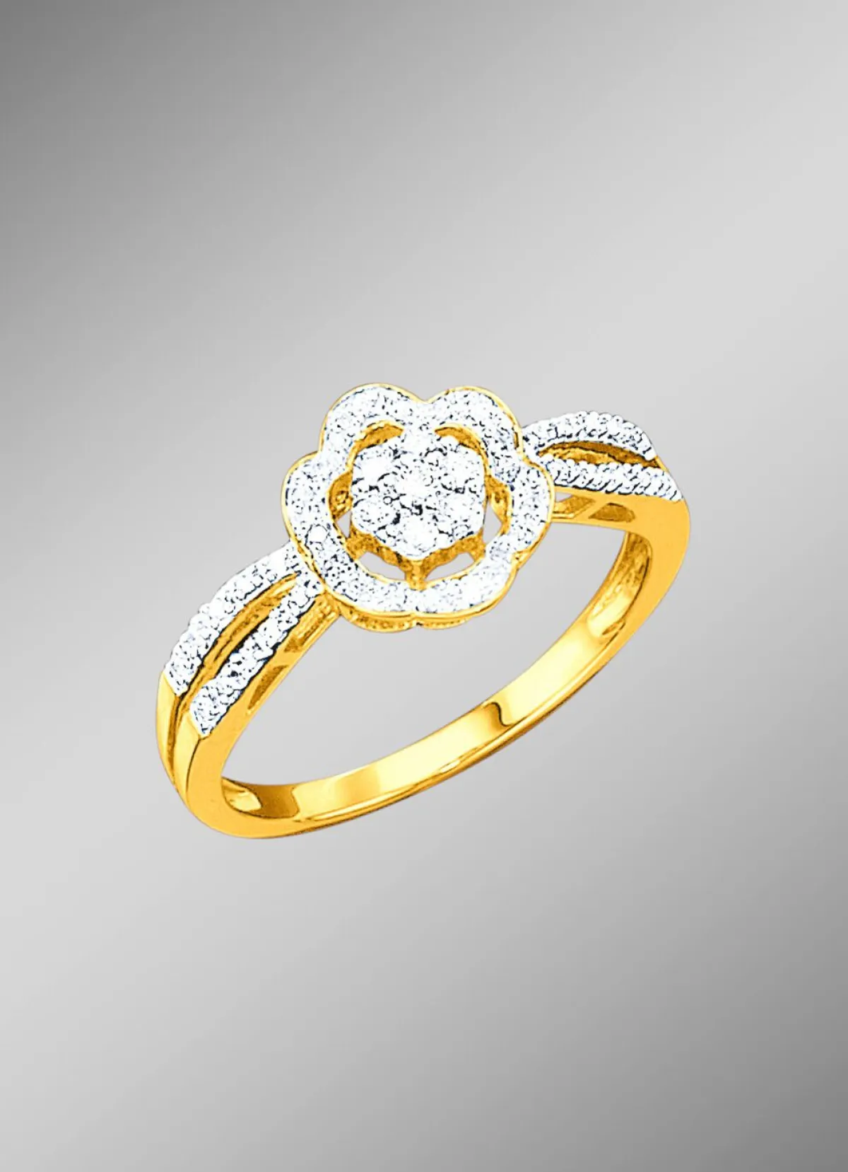 Hot BADER Damenring mit Diamanten