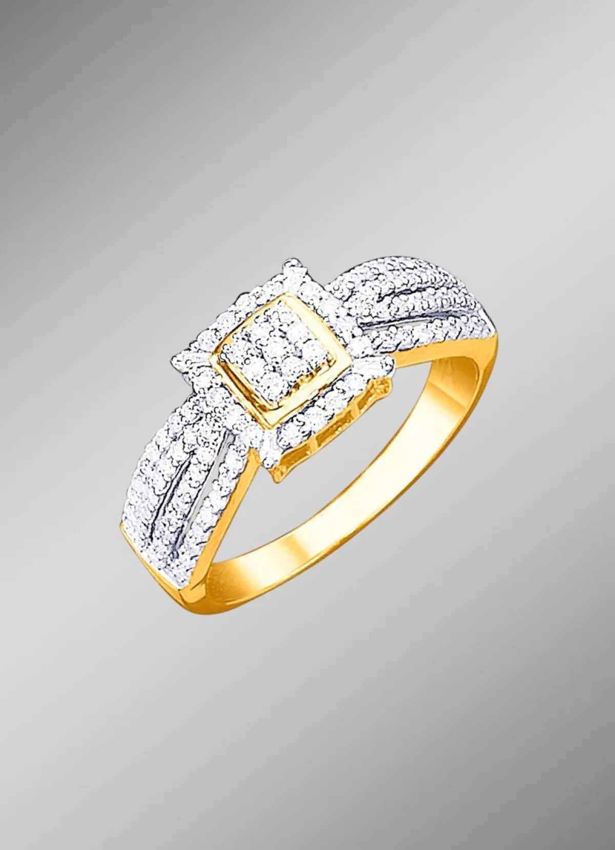 Hot BADER Damenring mit Diamanten