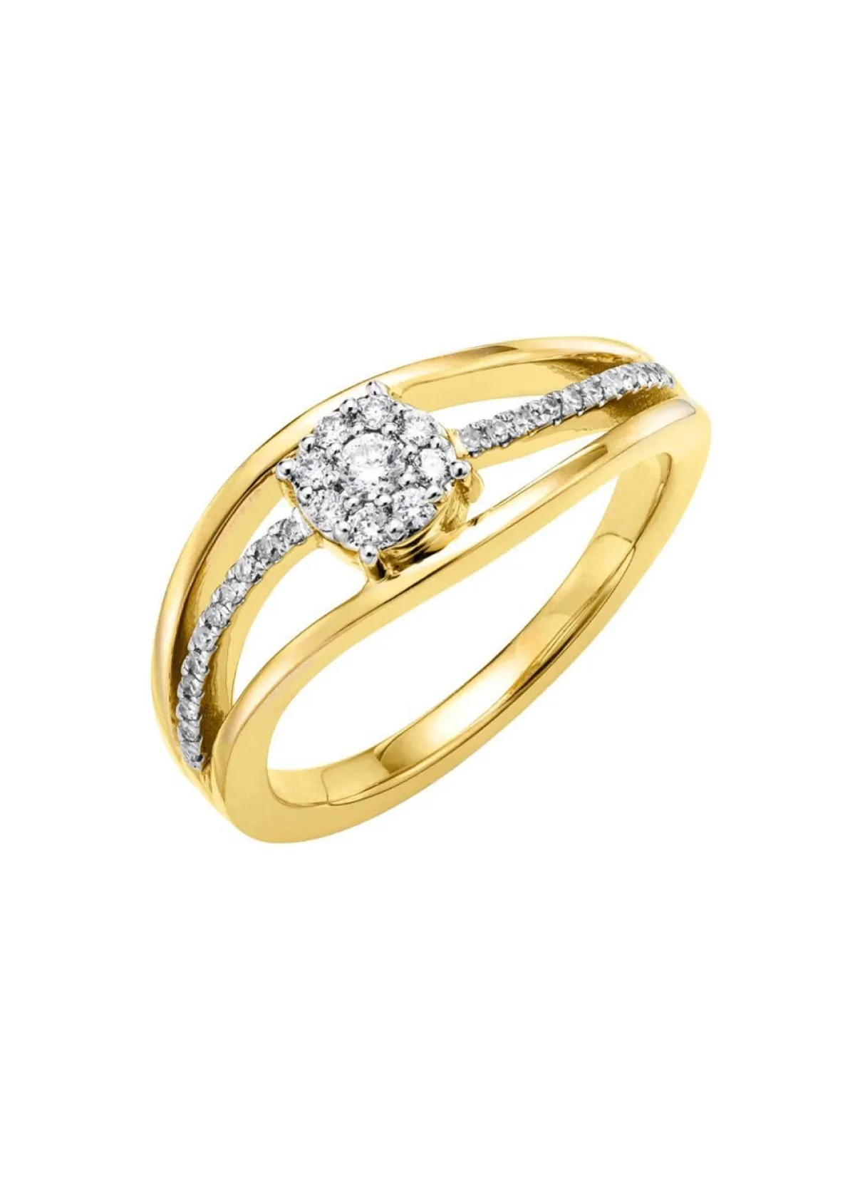 Best BADER Damenring mit Diamanten und Brillanten