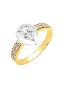 Clearance BADER Damenring mit Diamanten und Brillanten
