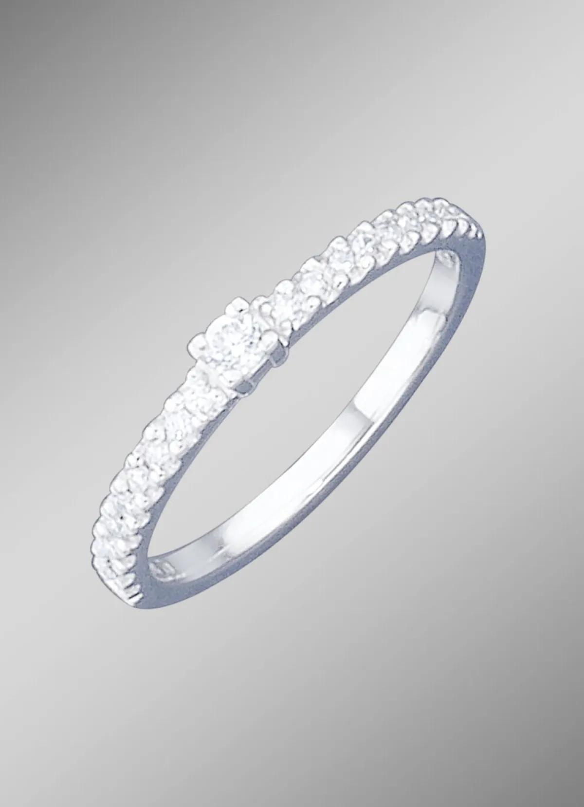Clearance BADER Damenring mit lupenreinen Brillanten