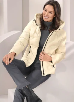 Discount BADER Daunenjacke mit fester Kapuze KITT
