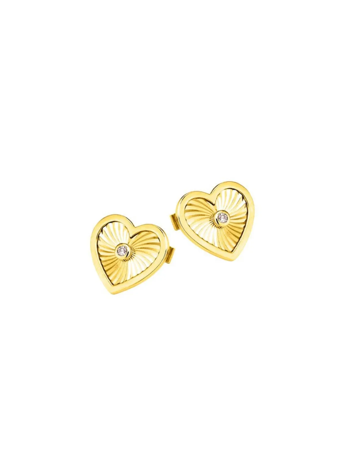 Outlet BADER Diamantierte Herz-Ohrstecker