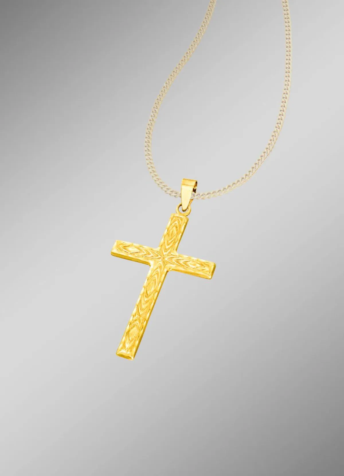 Discount BADER Diamantierter Kreuz-Anhänger
