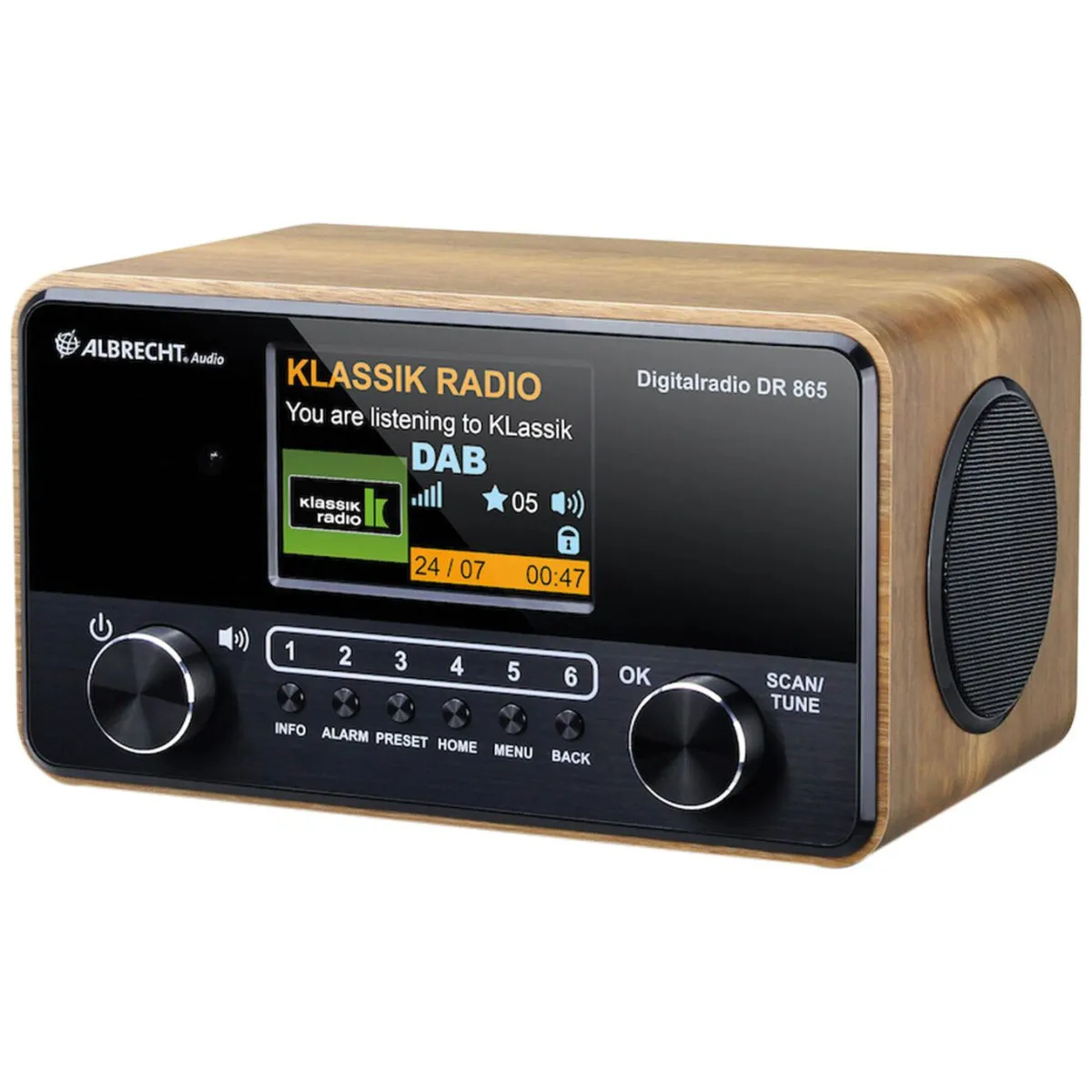 Outlet BADER Digitalradio mit DAB+ BRAUN