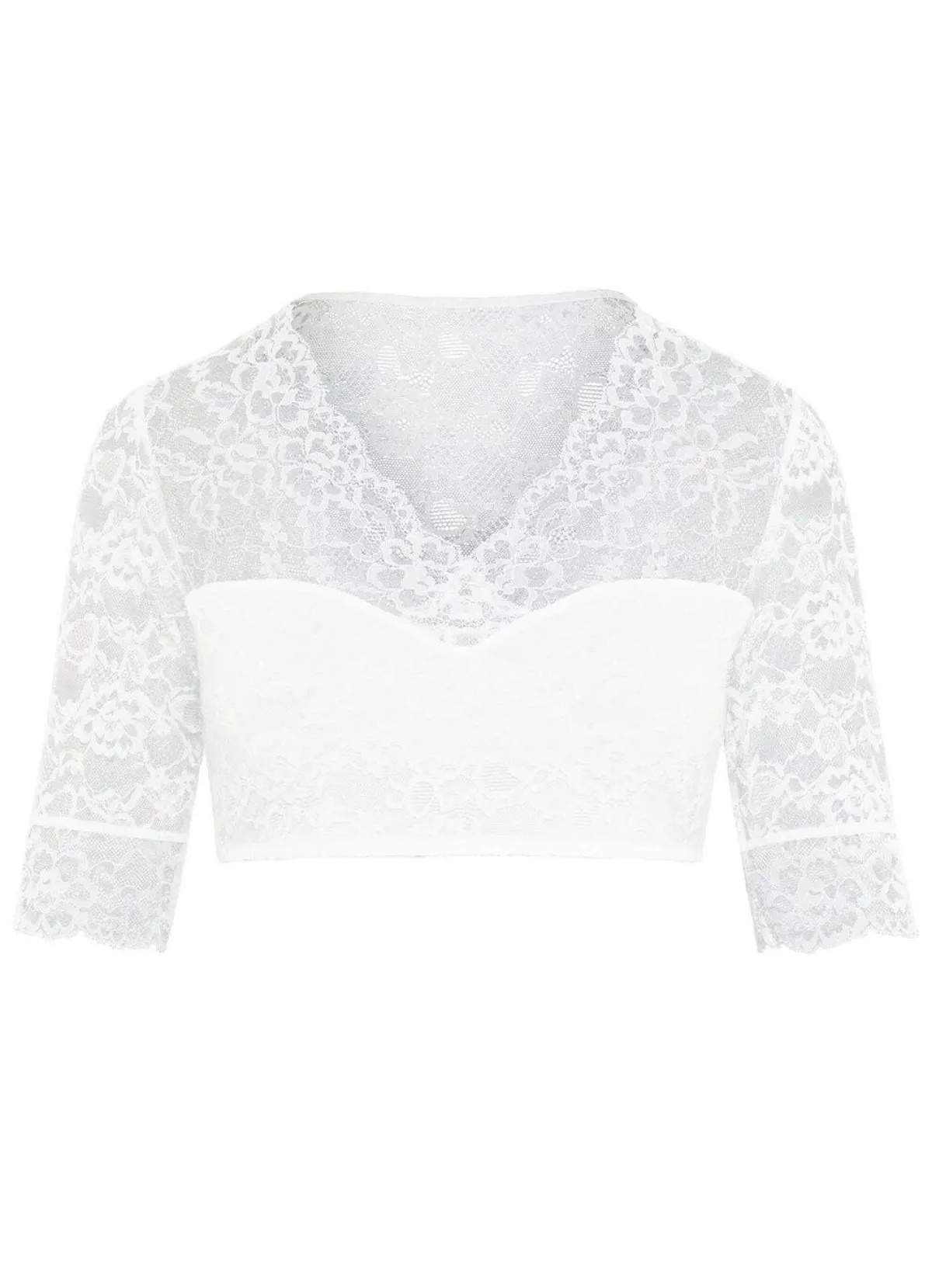 New SUSA Dirndlbluse WEISS