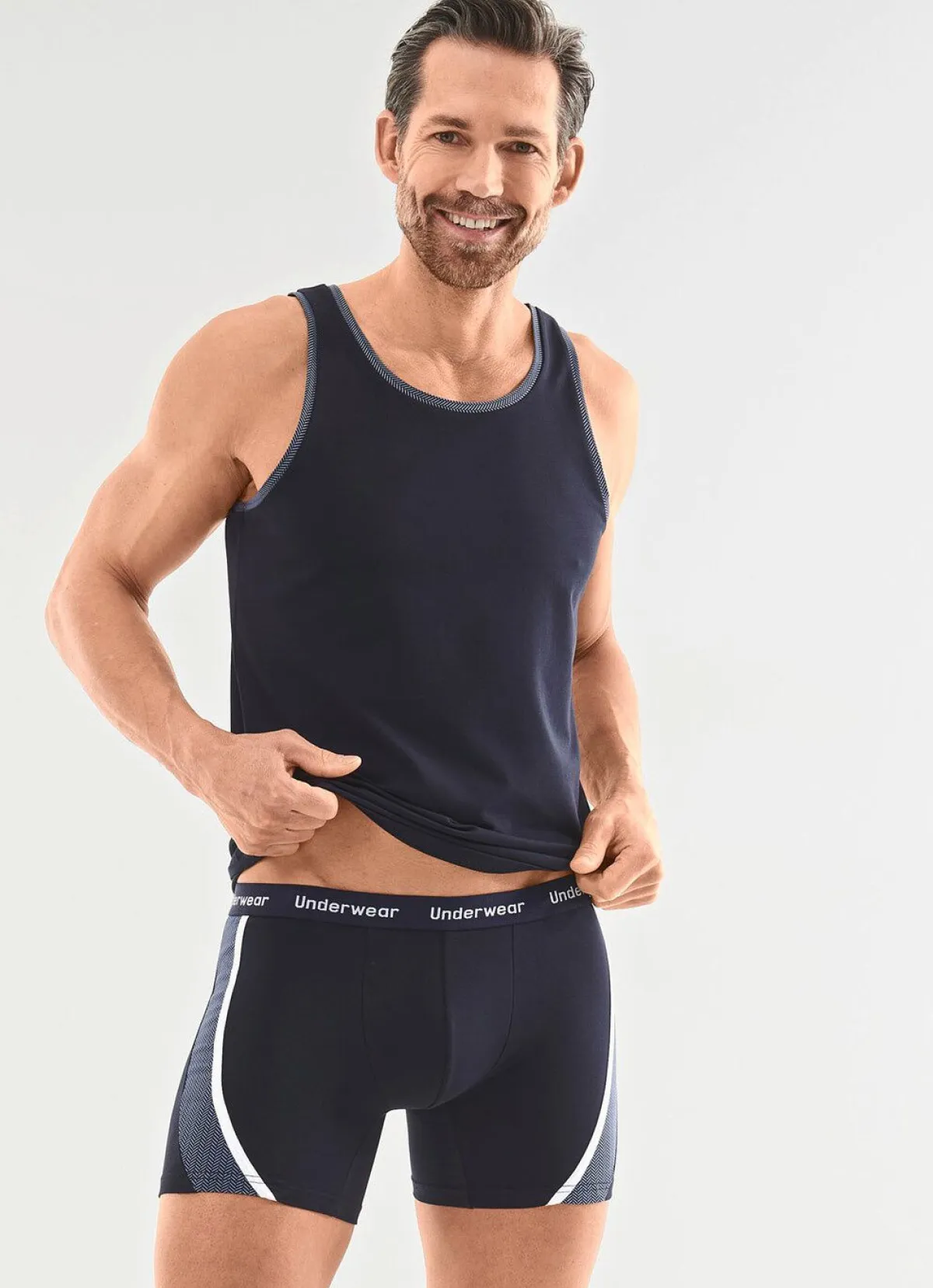 Sale brio Dreierpack Pants mit bedruckten Einsätzen 2X NAVY, 1X SCHWARZ