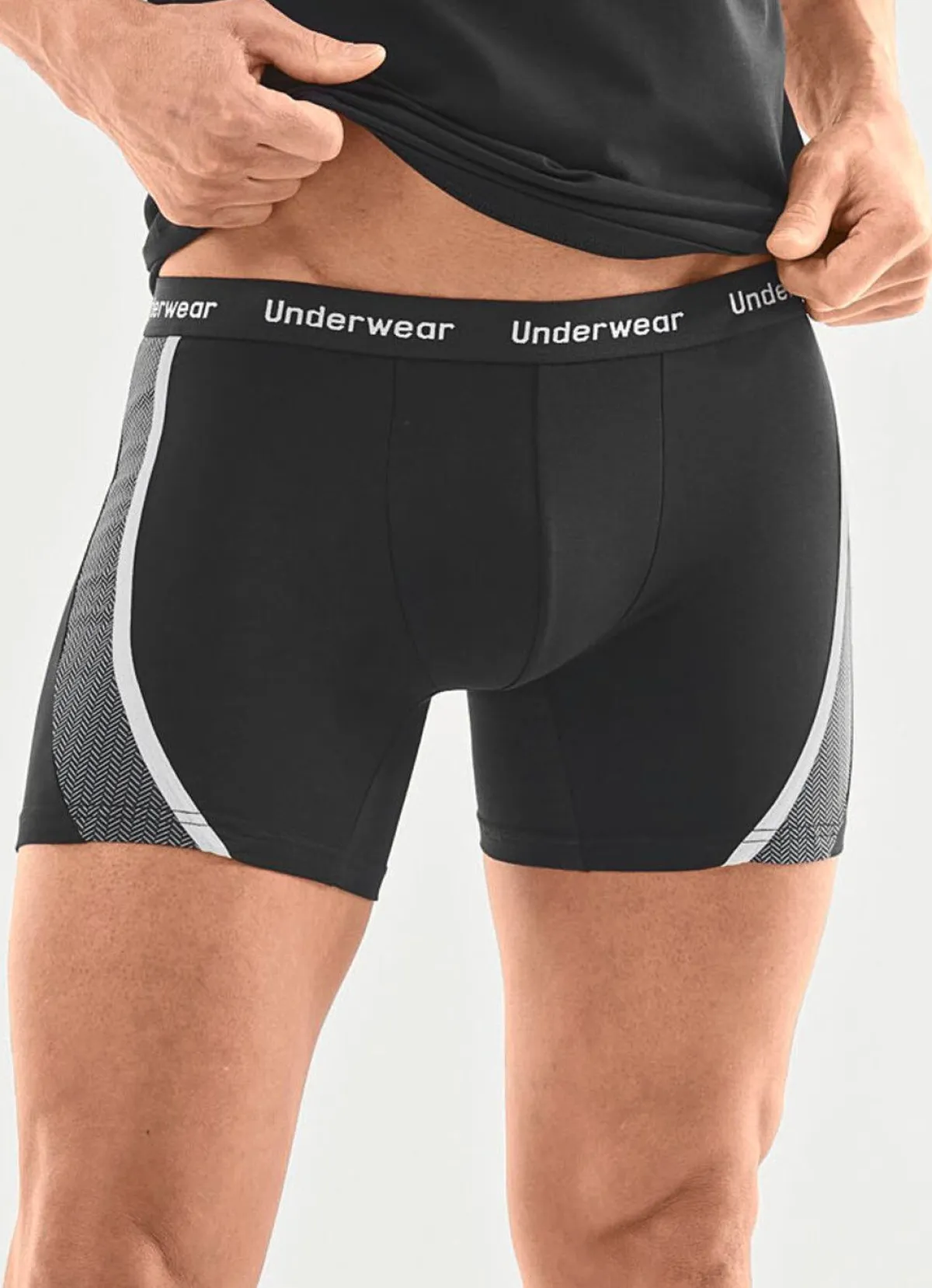 Sale brio Dreierpack Pants mit bedruckten Einsätzen 2X NAVY, 1X SCHWARZ