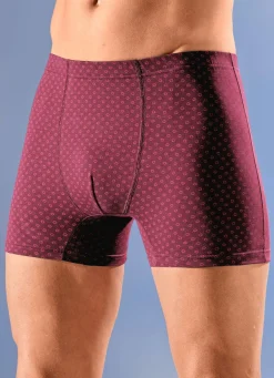 Sale BADER Dreierpack Pants mit Dehnbund 2X MARINE, 1X BORDEAUX