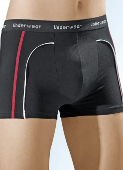 Clearance BADER Dreierpack Pants mit Elastikbund SCHWARZ