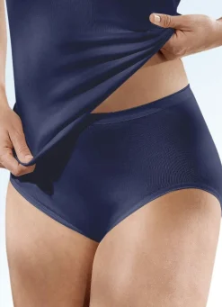 Clearance BADER Dreierpack Speidel Slips mit elastischen Abschlüssen 2X MARINE, 1X WEISS