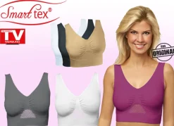 Hot BADER Dreierpack Sport-BH „Sporty“ WEISS-ANTHRA-BEERE