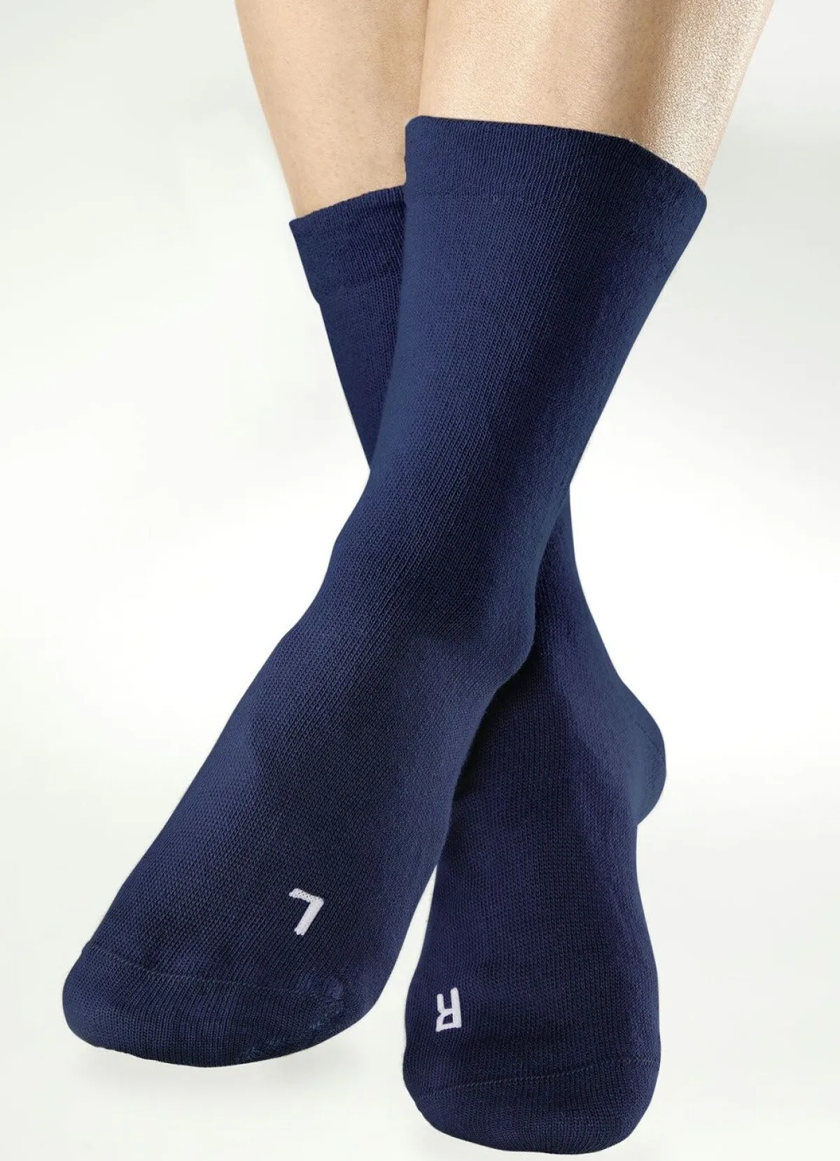 BADER Dreierpack Bequemsocken MARINE