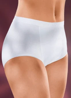 Hot BADER Dreierpack Formslips mit strukturiertem Dehnbund 2X WEISS, 1X SCHWARZ