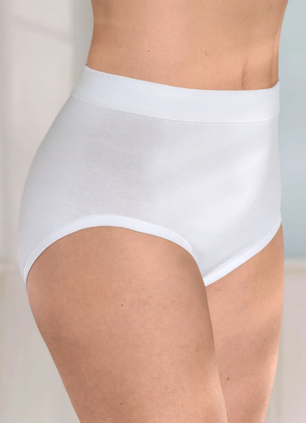 Sale NINA VON C. Dreierpack Slips mit weichem Dehnbund WEISS