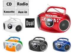 Hot BADER Dual P70 CD-/Radio-/Kassettenspieler WEISS
