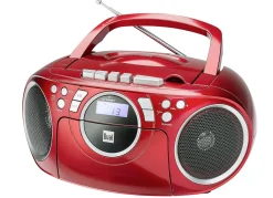 Online BADER Dual P70 CD-/Radio-/Kassettenspieler ROT