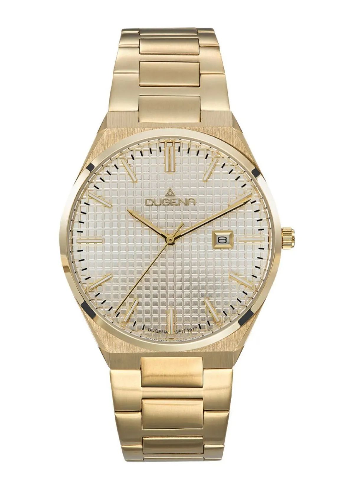 Hot DUGENA -Quartz-Herrenuhr mit Edelstahlbandgehäuse
