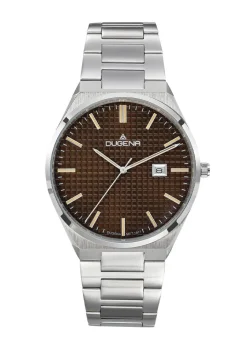 Discount DUGENA -Quartz-Herrenuhr mit Edelstahlbandgehäuse