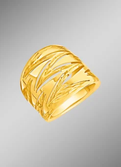 Hot BADER Durchbrochener Damenring im Zick-Zack-Design
