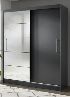 Hot BADER Durchdachter Schwebetürenschrank mit Spiegelfront