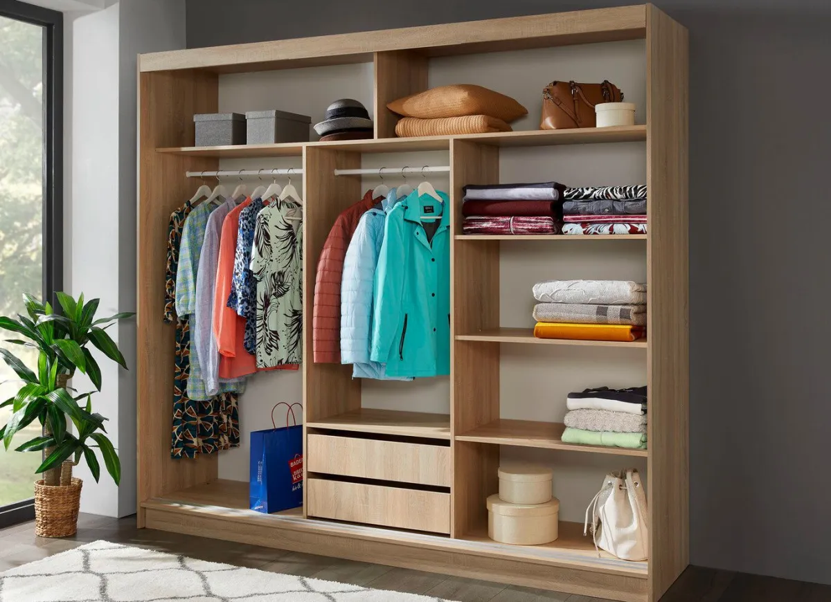 Hot BADER Durchdachter Schwebetürenschrank mit Spiegelfront