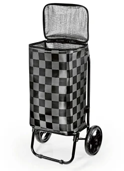 BADER EASYmaxx Einkaufsroller schwarz-grau