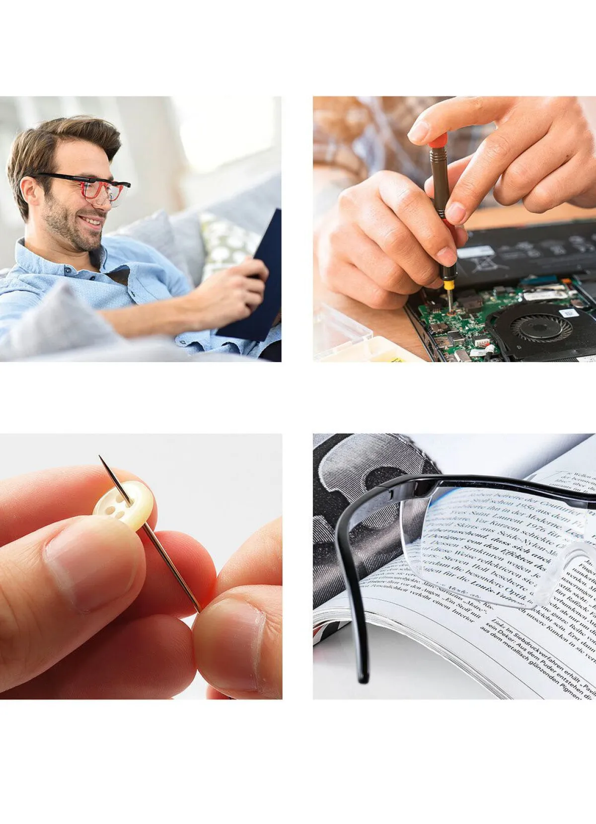 Online EASYMAXX LED-Vergrößerungsbrille SCHWARZ