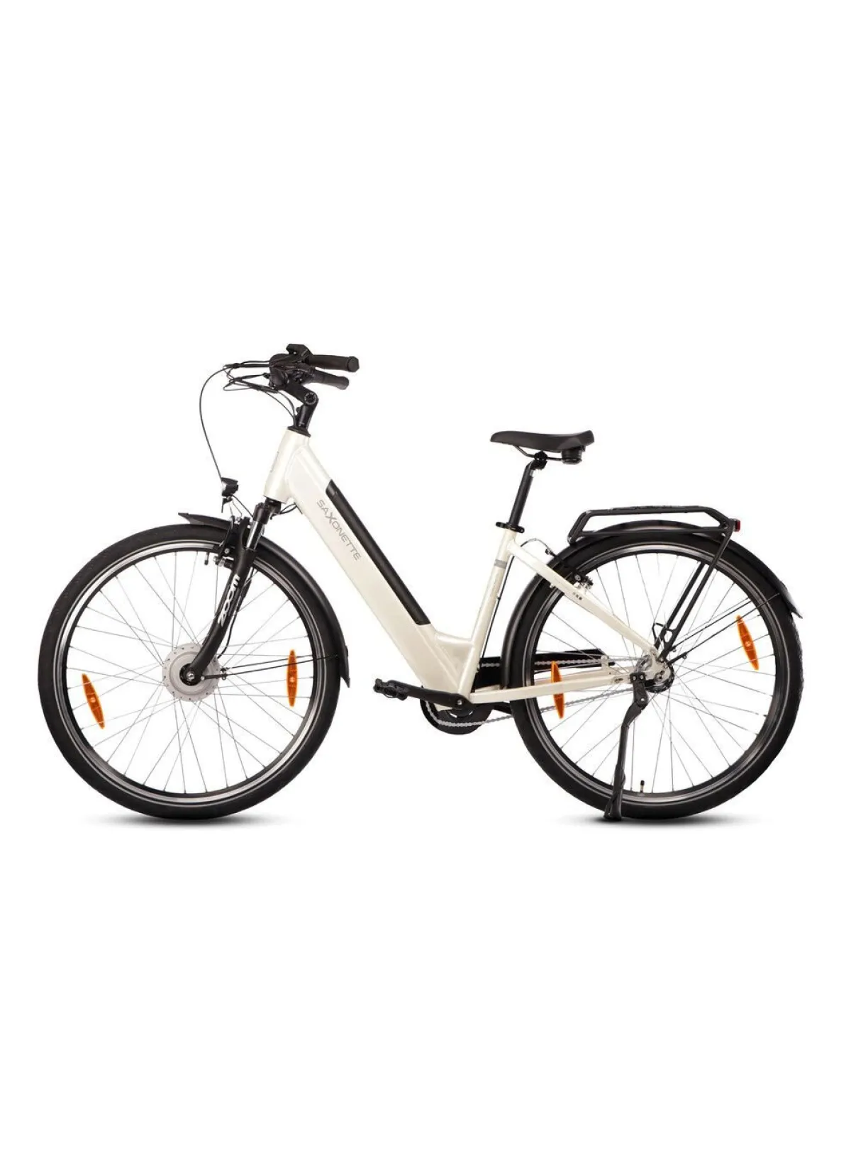 Best BADER E-Bike Comfort Plus 5.0 von Saxonette WEISS-GLANZ