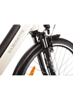 Best BADER E-Bike Comfort Plus 5.0 von Saxonette WEISS-GLANZ