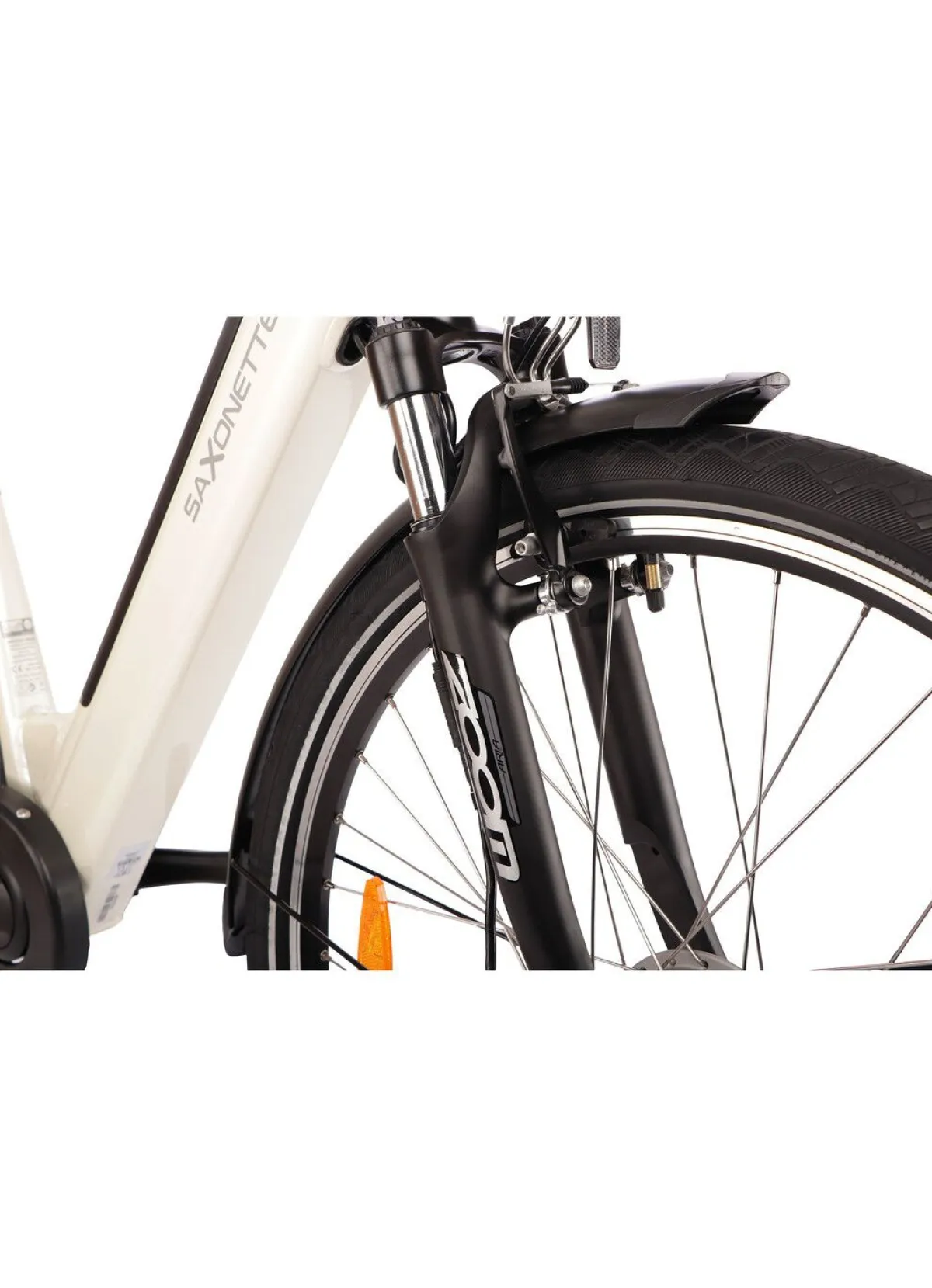Best BADER E-Bike Comfort Plus 5.0 von Saxonette WEISS-GLANZ