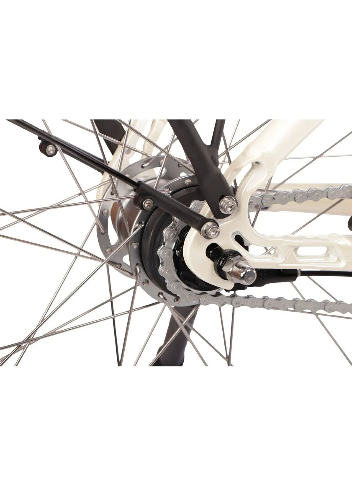 Best BADER E-Bike Comfort Plus 5.0 von Saxonette WEISS-GLANZ
