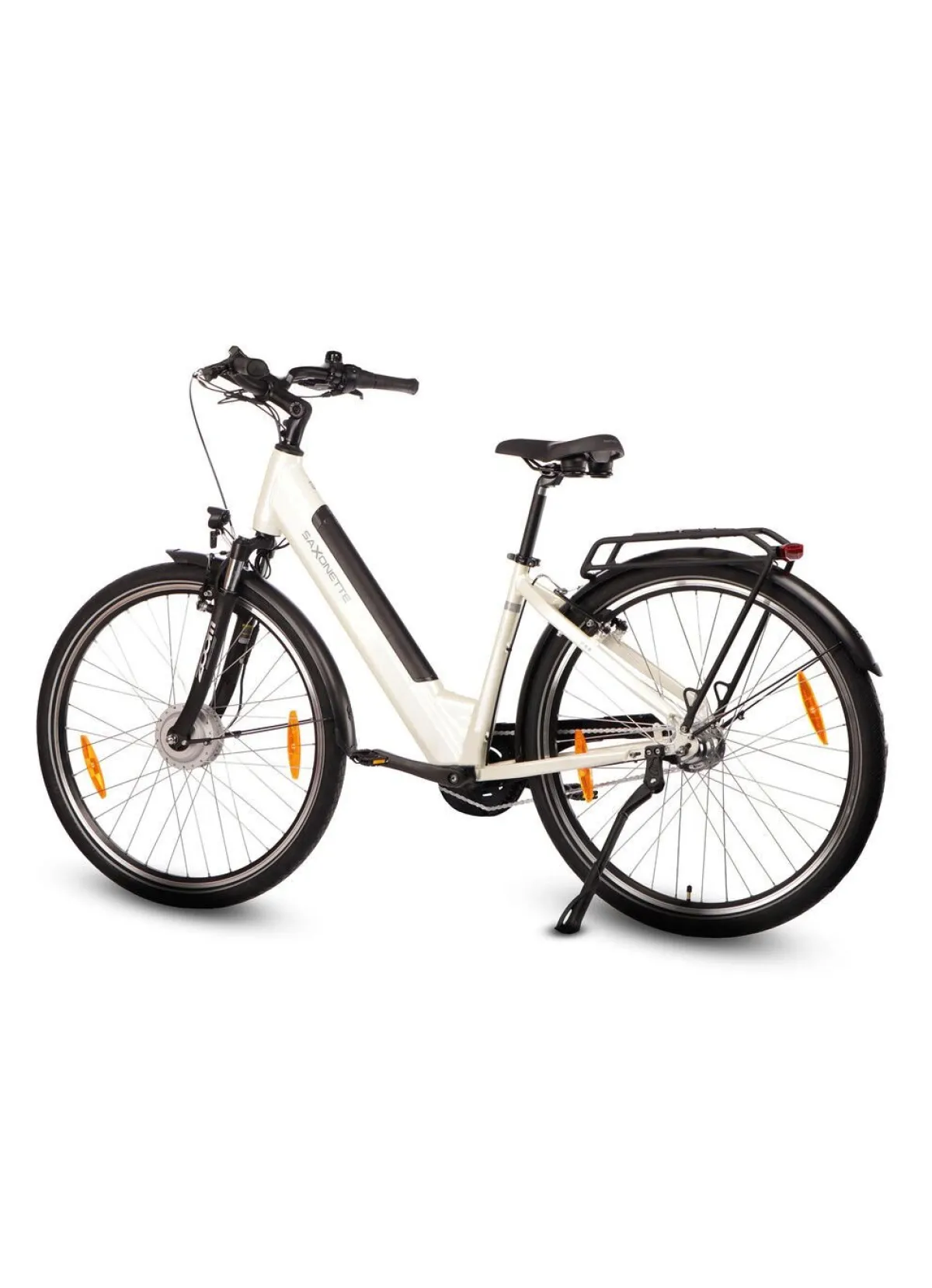 Best BADER E-Bike Comfort Plus 5.0 von Saxonette WEISS-GLANZ