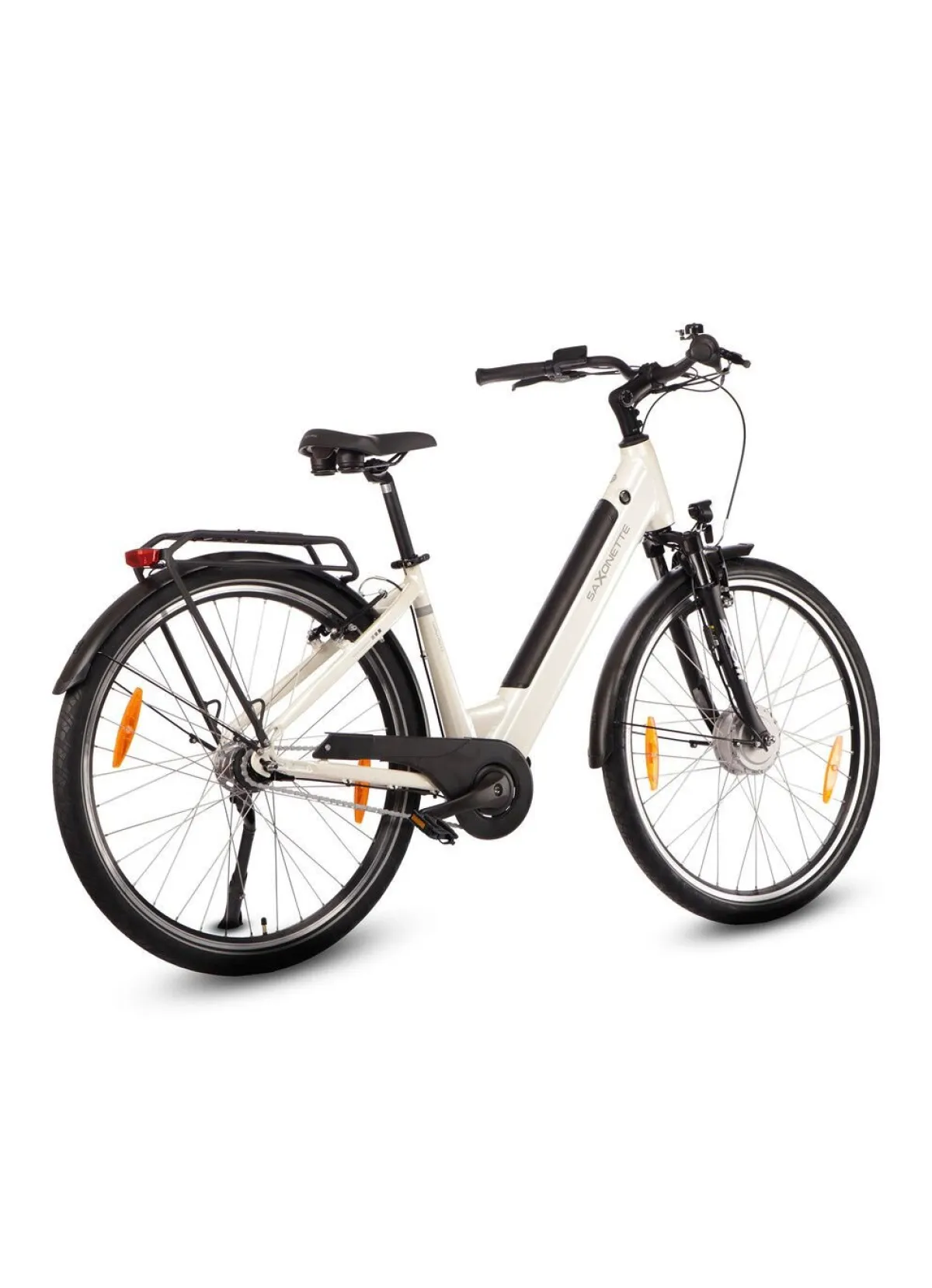 Best BADER E-Bike Comfort Plus 5.0 von Saxonette WEISS-GLANZ