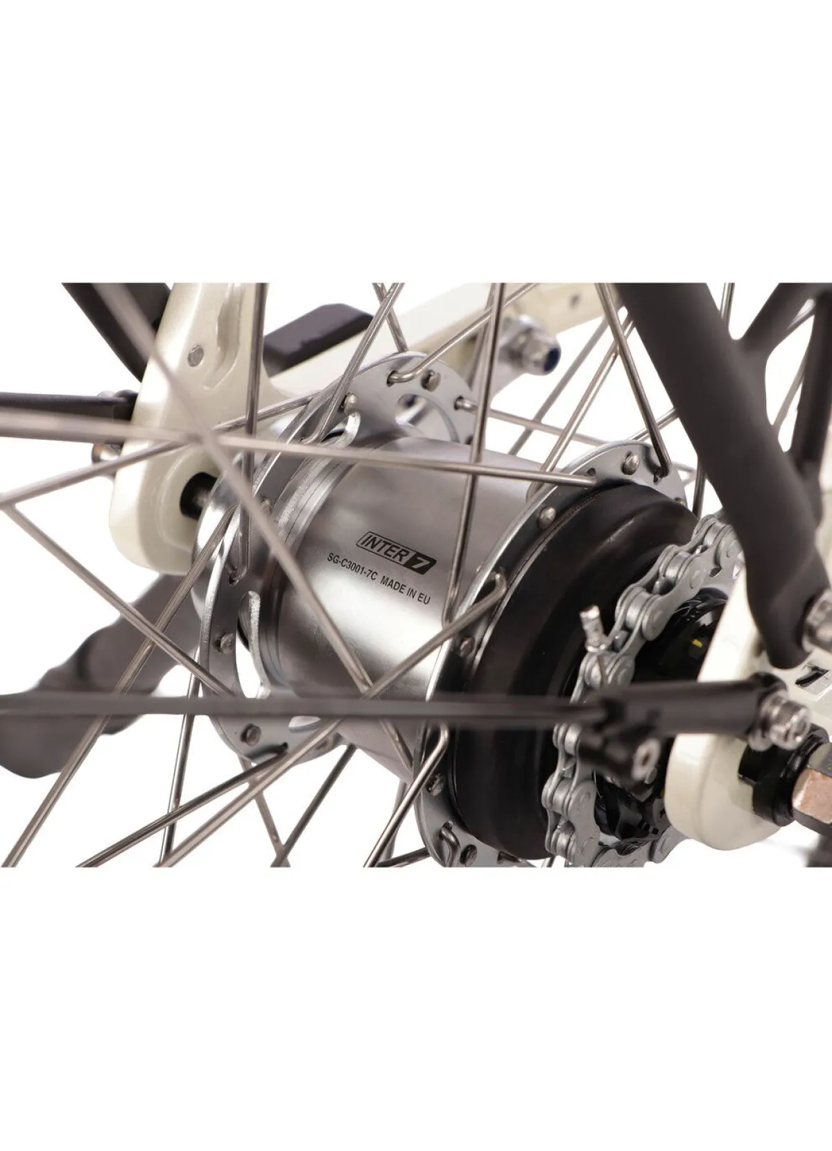 Best BADER E-Bike Comfort Plus 5.0 von Saxonette WEISS-GLANZ