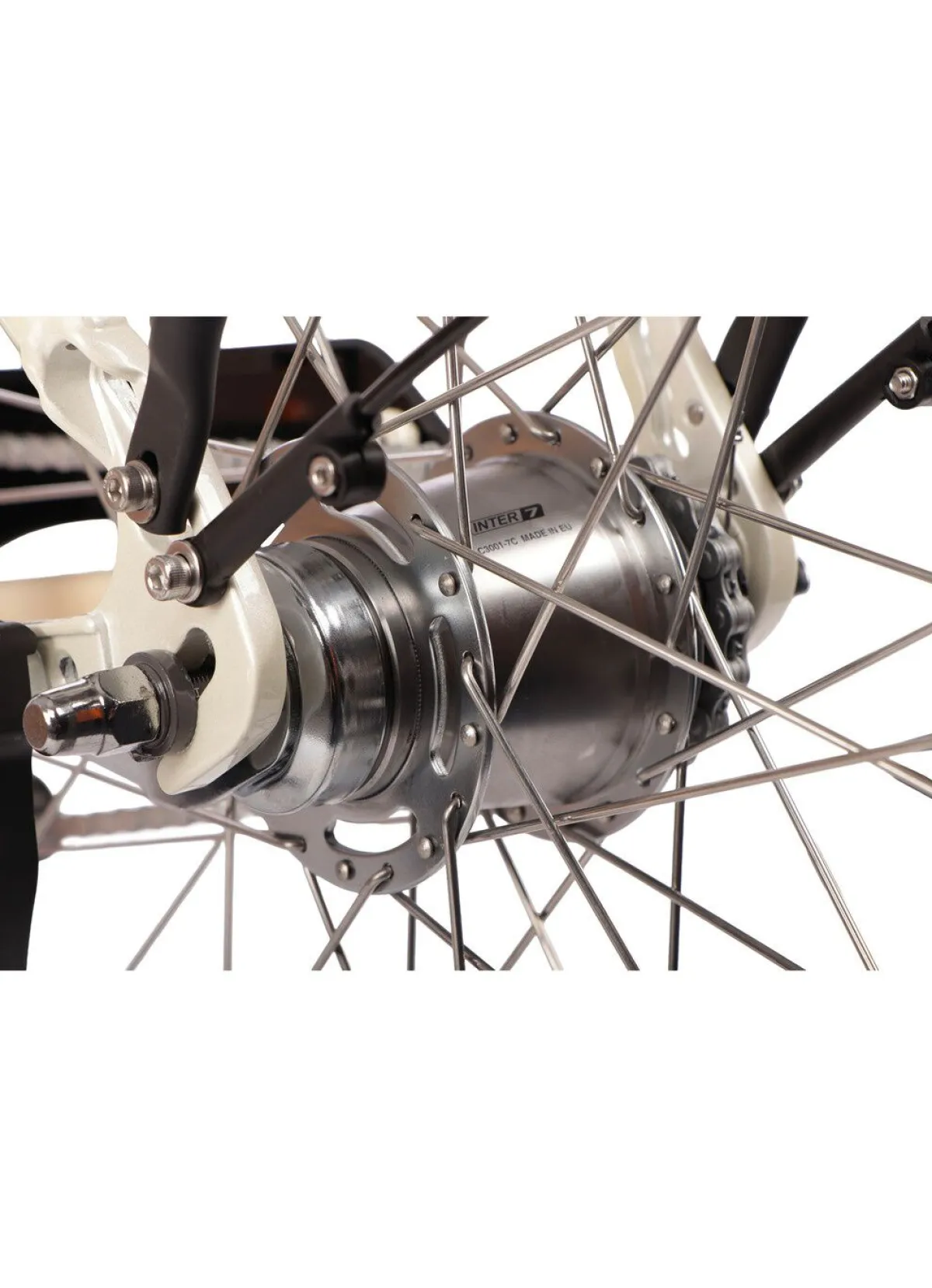 Best BADER E-Bike Comfort Plus 5.0 von Saxonette WEISS-GLANZ