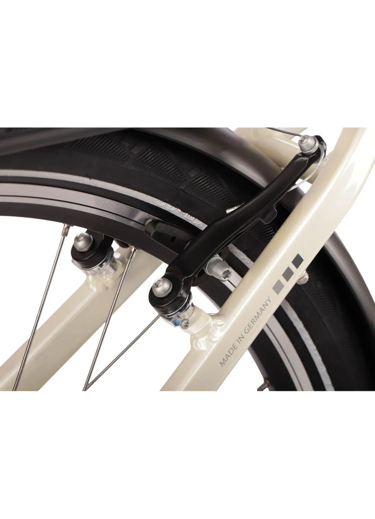Best BADER E-Bike Comfort Plus 5.0 von Saxonette WEISS-GLANZ