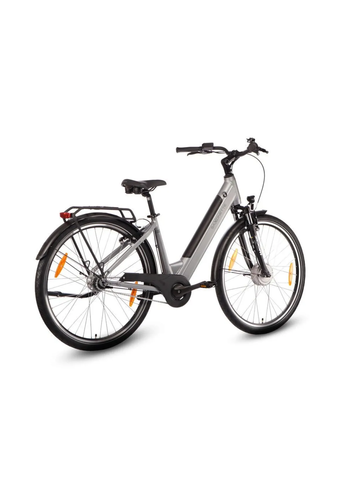 Sale BADER E-Bike Comfort Plus 5.0 von Saxonette SILBER-MATT