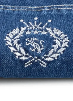 Discount BADER Edeljeans in 5-Pocket-Form JEANSBLAU