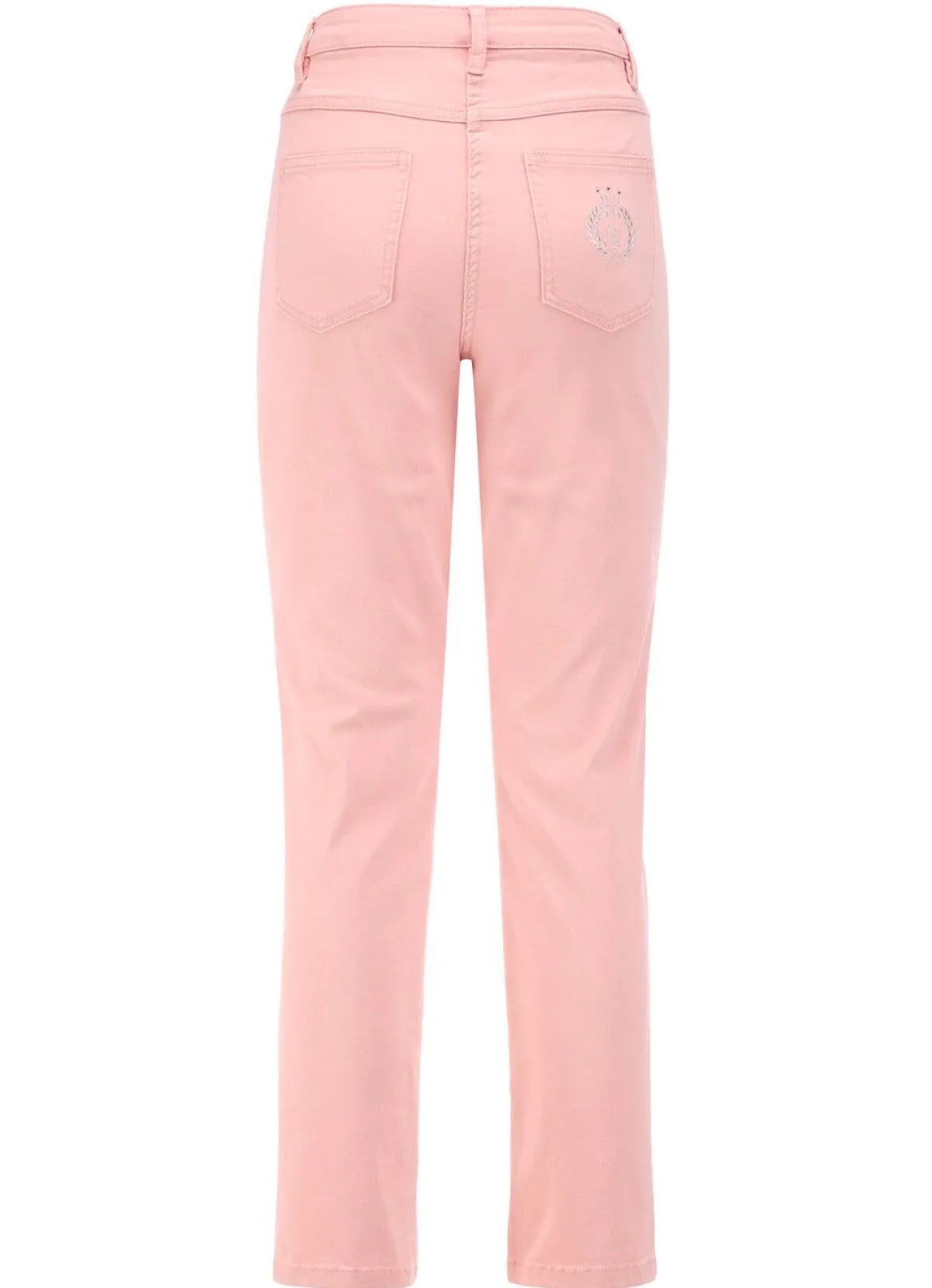New BADER Edeljeans mit Stickerei in 7/8-Länge ROSA