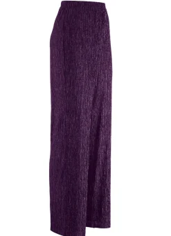 Hot KLAUS MODELLE MADE IN GERMANY Edel schimmernde Hose BEERE