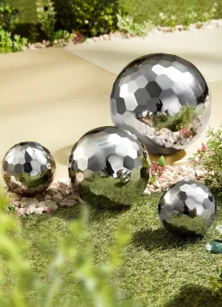 Discount BADER Edelstahlkugeln Diamant deluxe, 4er-Set SILBER