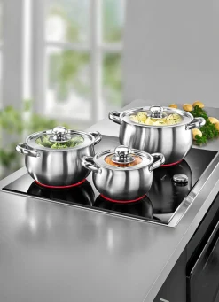 Clearance BADER -Topfset 6-teilig EDELSTAHL