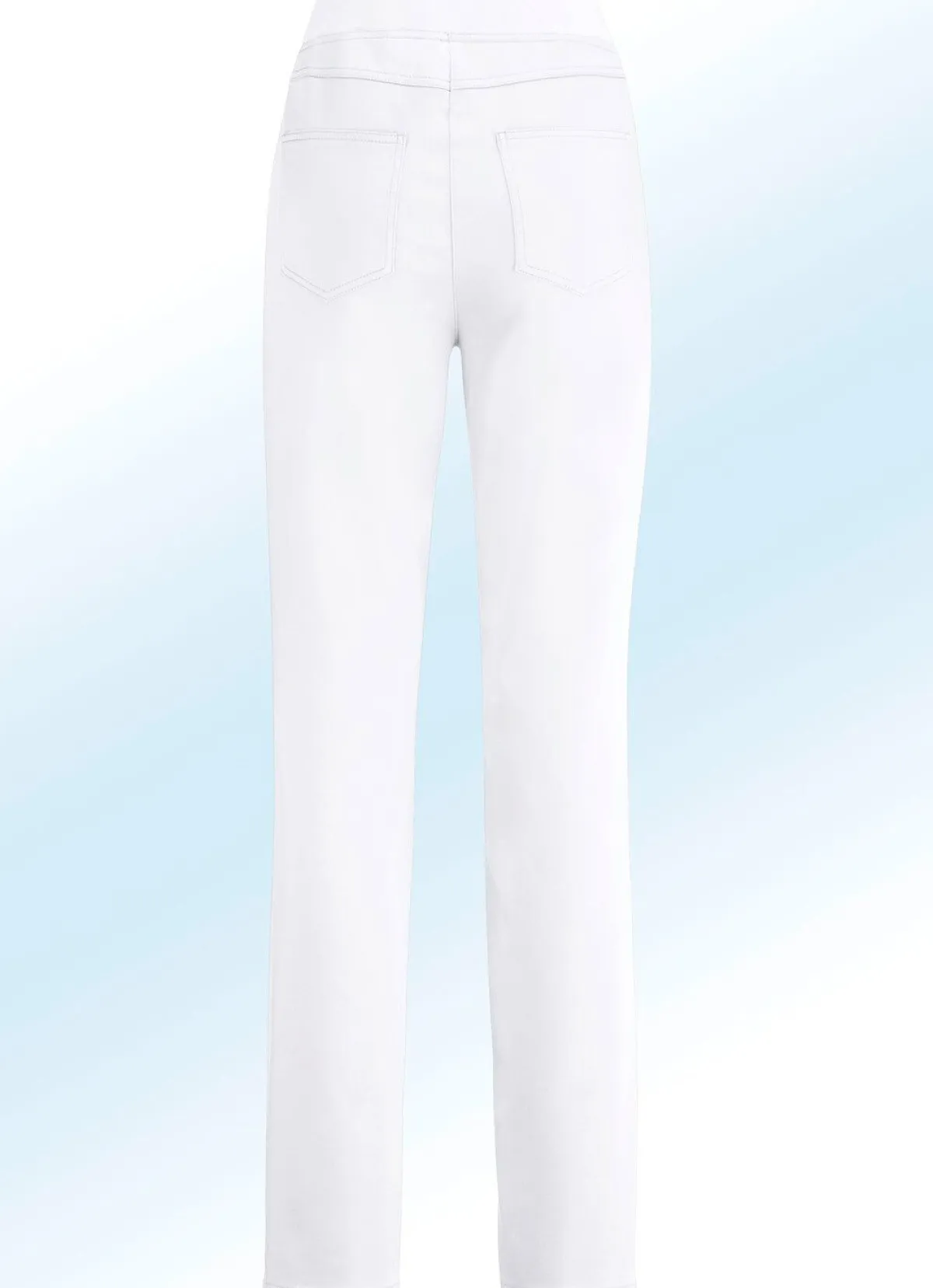 Outlet COSMA Edle Hose in Schlupfform WEISS