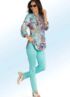 Hot ASCARI Edle Hose mit funkelnden Glitzersteinchen OCEAN