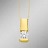 Clearance BADER Edler Anhänger in Gelbgold mit Brillant